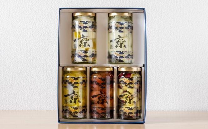 【randfarm】京ピクルス詰め合わせ　5本（和風味、ミニトマト、麹玉ねぎ、さつまいも、フルーツ） 261009_B-RL02