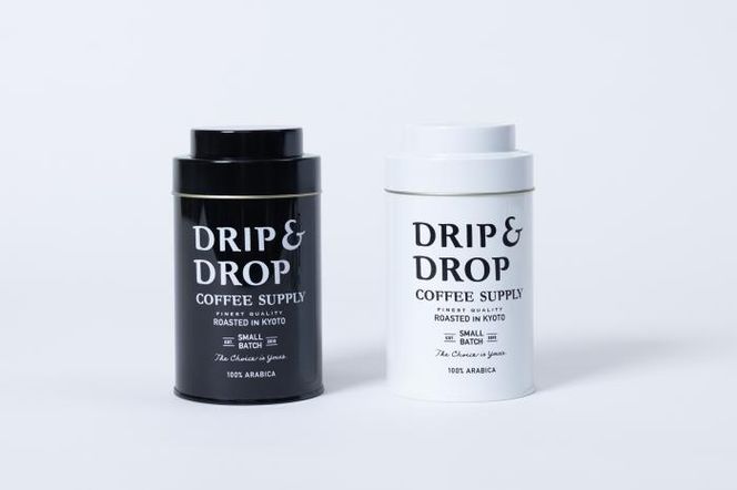 【DRIP&DROP COFFEE SUPPLY】コーヒー挽き豆(フレンチプレス挽き)（オリジナル缶入り） 261009_B-SB02VC03