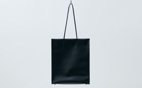 【KENTO HASHIGUCHI】ショッパーバッグ 縦 ブラック（shopper bag 縦 black） 261009_B-SJ01