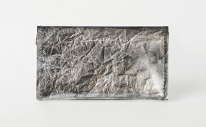 【KENTO HASHIGUCHI × 伝統工芸士】手もみ銀箔 カードケース 261009_B-SJ02