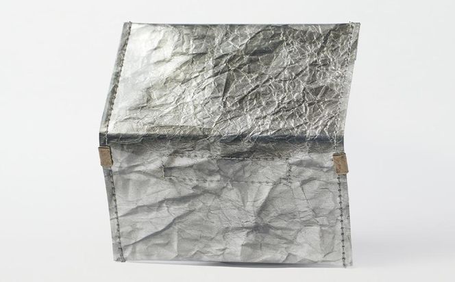 【KENTO HASHIGUCHI × 伝統工芸士】手もみ銀箔 カードケース 261009_B-SJ02