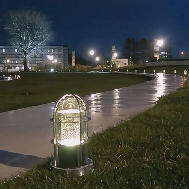 【世界初の全方位受光ソーラー】スフェラーマリンランプ 5個セット［京都 世界初 太陽電池 スフェラ―パワー ランプ アウトドア キャンプ 災害用 電気  照明 LED ふるさと おしゃれ かっこいい 京都 通販 送料無料 ふるさと納税 ］ 261009_B-TM22