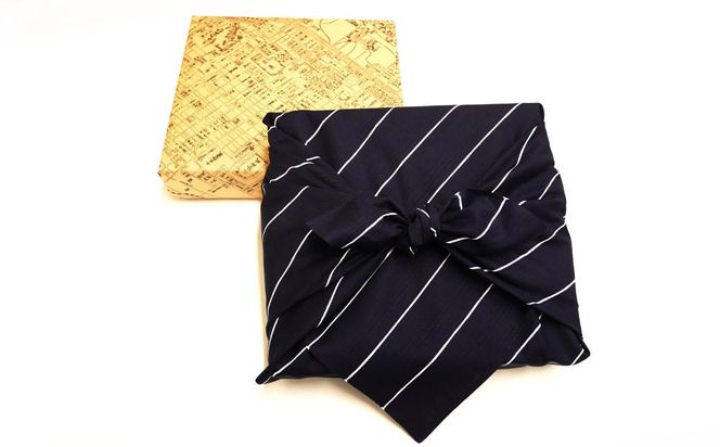 【伊勢源六たちばなや】きれいどころ 詰合せ 「京風呂敷・コトノワ インディゴブルー」 261009_B-WL02