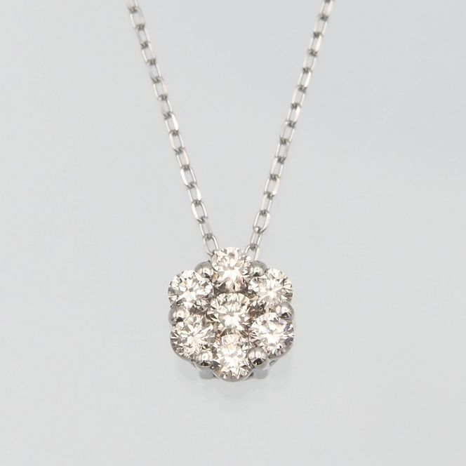 PT900/PT850 0.30ct ダイヤモンド ペンダントネックレス　HH-019716 SWBT004-PT