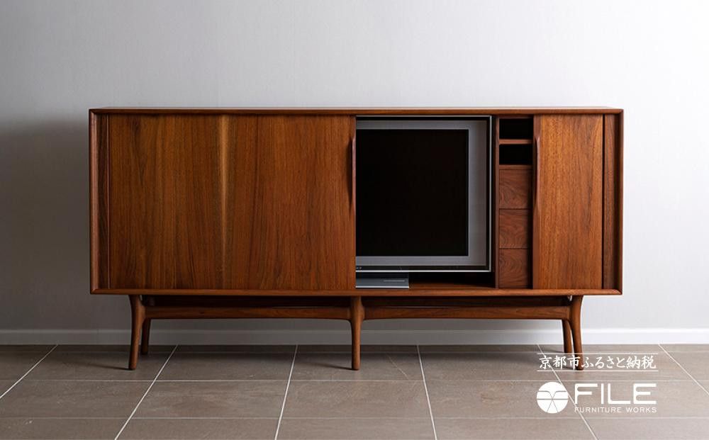 [FILE FURNITURE WORKS]キャビネット(SHUTTER TV CABINET)[ 京都 家具 インテリア テレビ おしゃれ 高級 人気 おすすめ 国産 職人 一点もの オーダー 東京 田園調布 ショールーム ] 261009