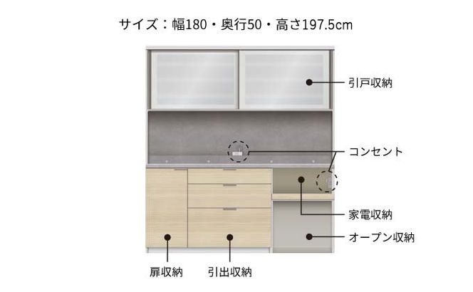 キッチンボード RLH-1802R  [No.1275]