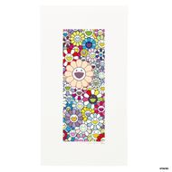 【ふるさと納税限定セット】版画「お花の短冊 ホタルの明かり」シリアルNo.入り限定カード付き［ 京都 村上隆 カイカイキキ アーティスト 大人気 レア トレカ カード おしゃれ かわいい アート 現代美術 人気 おすすめ 通販 送料無料 ふるさと納税 ］ 261009_KA039