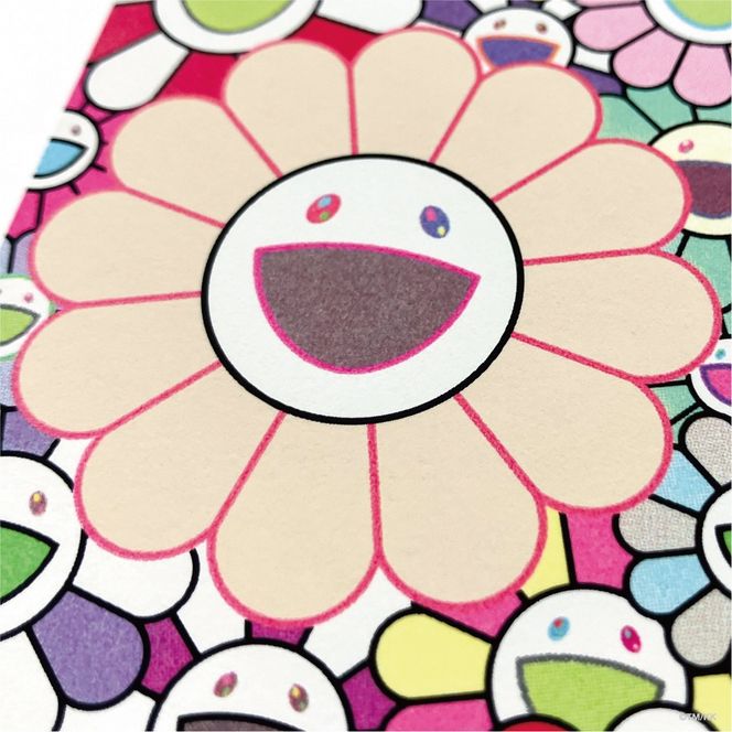 【ふるさと納税限定セット】版画「お花の短冊 ホタルの明かり」シリアルNo.入り限定カード付き［ 京都 村上隆 カイカイキキ アーティスト 大人気 レア トレカ カード おしゃれ かわいい アート 現代美術 人気 おすすめ 通販 送料無料 ふるさと納税 ］ 261009_KA039