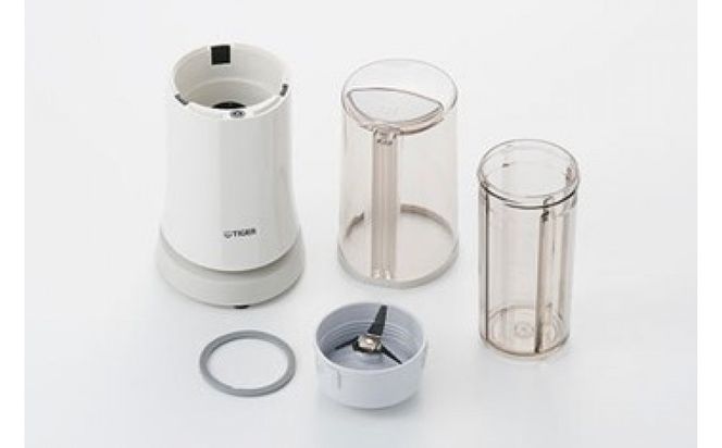 タイガー魔法瓶 ミキサー SKR-W400WS シルキーホワイト【ミキサー 電化製品 家電 安全設計 静音 ハイパワー コンパクト 4枚刃 ジューサー スムージー カップ・フタ食器洗い乾燥機対応 大阪府 門真市 】 272230_AZ015VC02