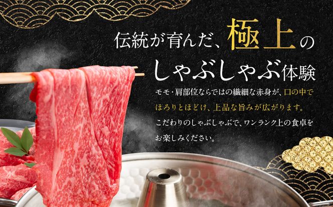 【銀閣寺大西】国産和牛 京都肉 しゃぶしゃぶ用(モモ/肩)500g［ 京都 老舗精肉店 有名店 国産和牛 京都肉 繊細 上品 高品質 しゃぶしゃぶ用 人気 おすすめ グルメ 肉 牛肉 和牛 国産 ギフト プレゼント 贈答 お取り寄せ 通販 送料無料 ふるさと納税 ］ 261009_A-AG022