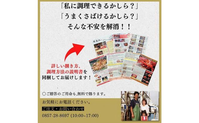 松葉ガニ夫婦 Bセット ブランドタグ付き※着日指定不可※【弁慶丸】 312011_DX006