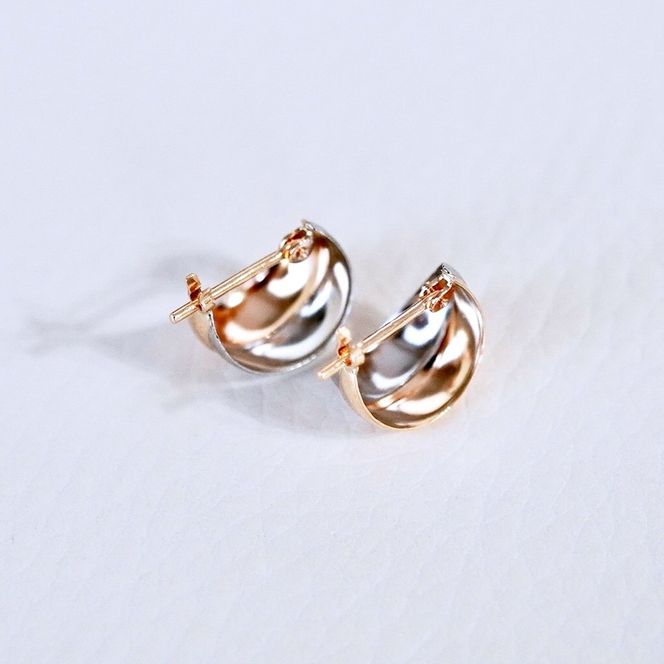 K18(18 金) /Pt900 イエローゴールド 18金 プラチナ 地 金 コンビ ピアス 保証書付 KO-0074 SWAD101