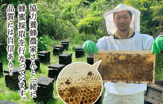 はちみつ 有田の百花蜜蜂蜜 210g 和歌山県産 産地直送 【みかんの会】  AX384