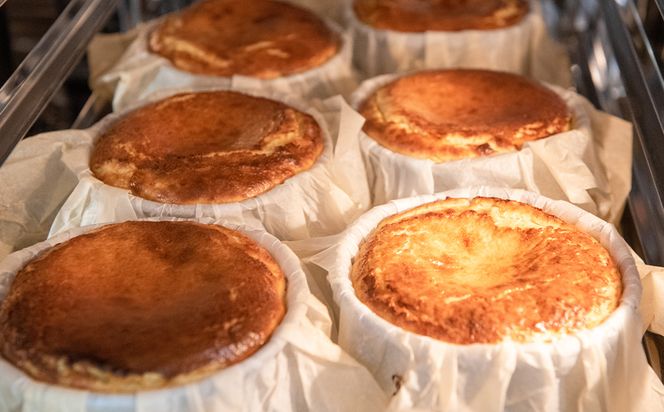 バスクチーズケーキ  淡路島で育った純国産鶏の卵で作る淡路島バスクチーズケーキ　4号