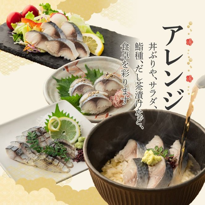 【酢〆専門老舗丸二商店】いつでも絶品！「〆さば小分けパック（60g×5p）」  H021-118