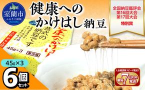 健康へのかけはし納豆(45g×3)6個セット MROBU002