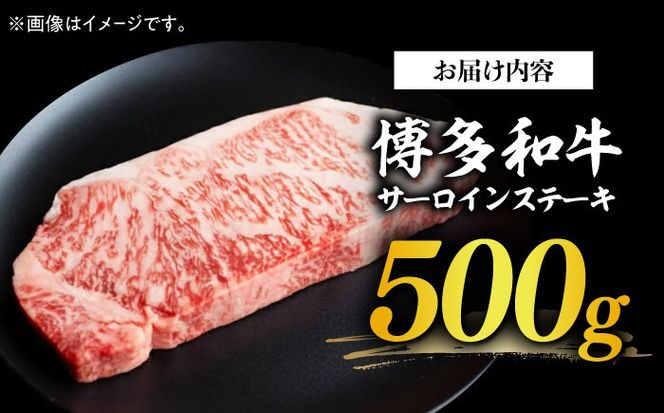 【溢れる肉汁と濃厚な旨味】博多和牛 サーロイン ステーキ セット 500g(250g×2枚)《築上町》【株式会社MEAT PLUS】 [ABBP013]