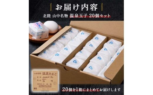 卵 山中名物 温泉玉子20個 【F6P-2809】