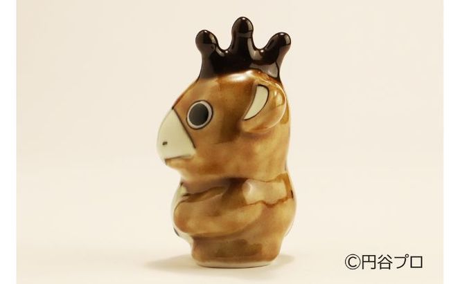 九谷焼　ブースカ　茶 工芸品 焼き物 キャラクター キャラ ヒーロー アニメ インテリア 置き物 雑貨 シリーズもの テレビアニメ ウルトラマンシリーズ 敵 
