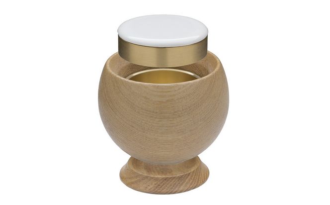 手元供養にも使える写真陶板付き宝物入れ「たまてまり」 141305_NH01