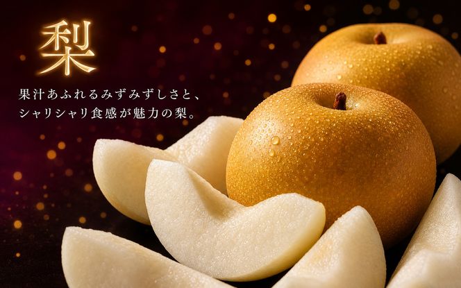 【全3回】夏と秋のフルーツ定期便 (桃・梨・ひらたねなし柿) 【tkb372】
