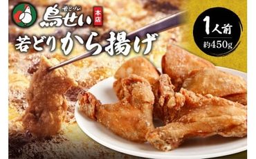 鳥せい本店の若どりから揚げ 食べきり1人前_S004-0006