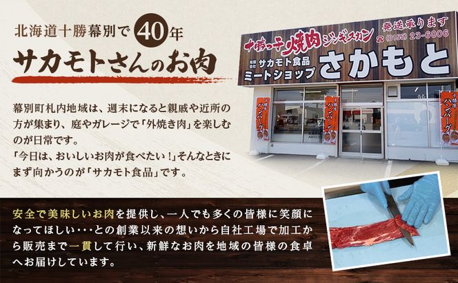 北海道十勝のお肉屋さん厳選定期便【全6回】 ハンバーグ 牛肉 ステーキ ジンギスカン 