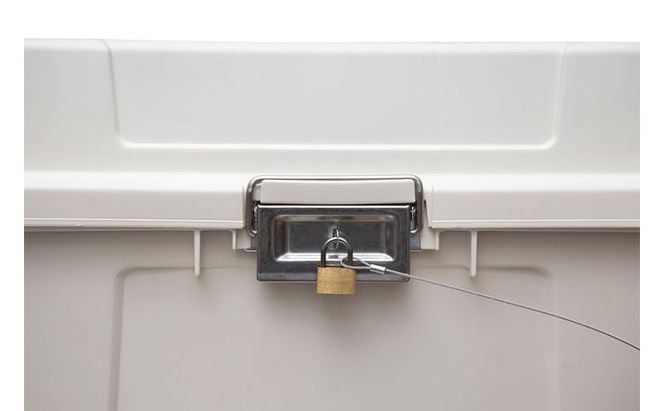 宅配ボックス５４０ TBP-540 ホワイト アイリスオーヤマ 宅配 69L ポスト 個人宅 宅配BOX 置き配 郵便受け 配達ボックス 宅配便 簡易宅配ボックス 屋外  玄関  郵便 荷物 不在 再配達 鍵付き 南京錠 ワイヤー付き