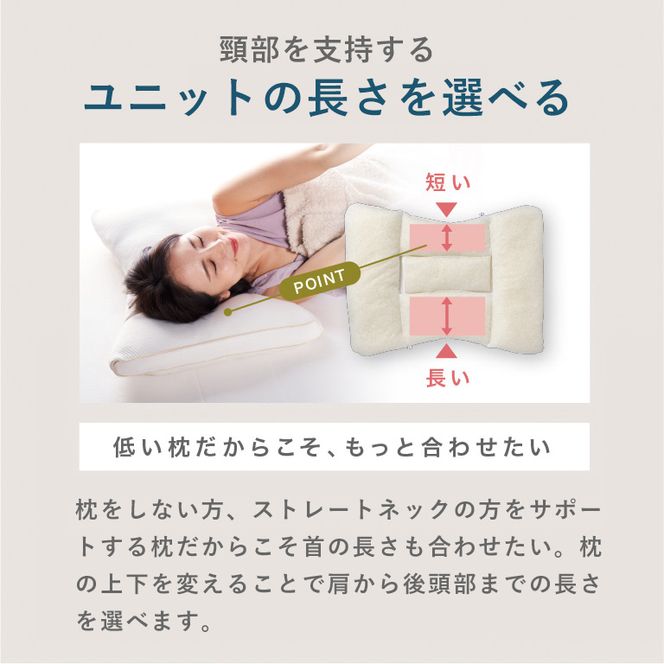 （エアウィーヴ グループ）ロフテー「ソフィットピロー　エラスティックパイプ（枕カバー付）」（115-5）