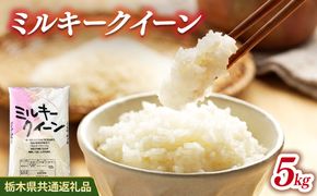 米 ミルキークイーン 5kg 栃木県産【栃木県共通返礼品】