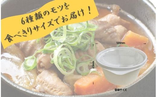 極上もつ煮込み　松モッちゃん６種類×１セット(冷凍）