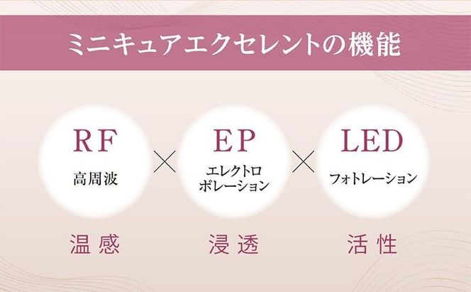 ラジオフォトレーション ミニキュアエクセレント(R) 美容 美肌 トリートメント フェイスケア ポイントケア