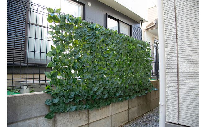 ＤＥＣＯ ＧＲＥＥＮ フェンス＆シェード GS-200G グリーン グリーンシェード  アイリスオーヤマ 1m×2m 日よけシェード ベランダ目隠し 窓 ベランダ 庭 グリーンカーテン グリーンフェンス サンシェード フェイクグリーン