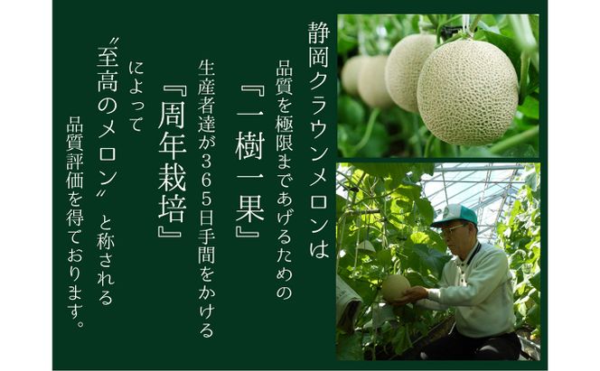 クラウンメロン（山等級）２玉入【桐箱入】 