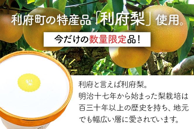 《12月24日までのお申込で年内発送間に合う》 利府梨ジェラート入り！ジェラートバラエティパック7種（計12個）|06_pcf-201201