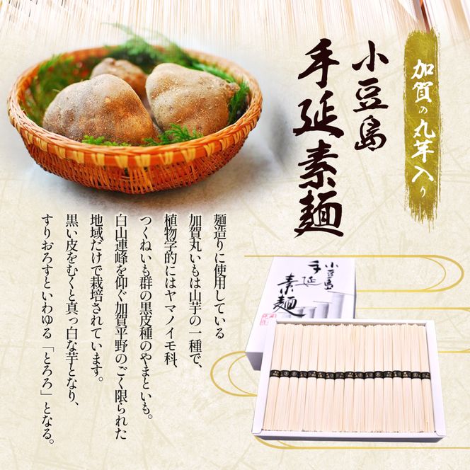 【 小豆島 】加賀の丸芋いり小豆島手延べ素麺 2.55kg 