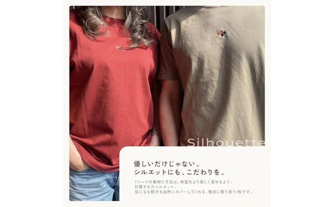 【XLサイズ】サスティナブルTシャツ（スリーブロゴ）オフホワイト 016641_BR003VC03
