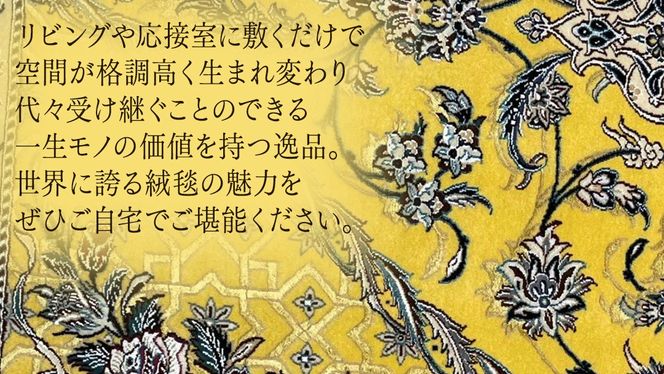 【ふるさと納税】 【 限定1品 】最高級オリエンタル絨毯 ハビビアン工房　301×205cm（FL-70370）