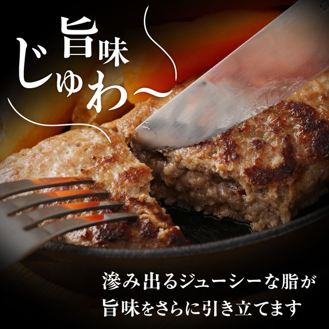 【毎月お届け】むなかた牛ハンバーグ12個セット 12ヶ月定期便【道の駅むなかた】_HB0143