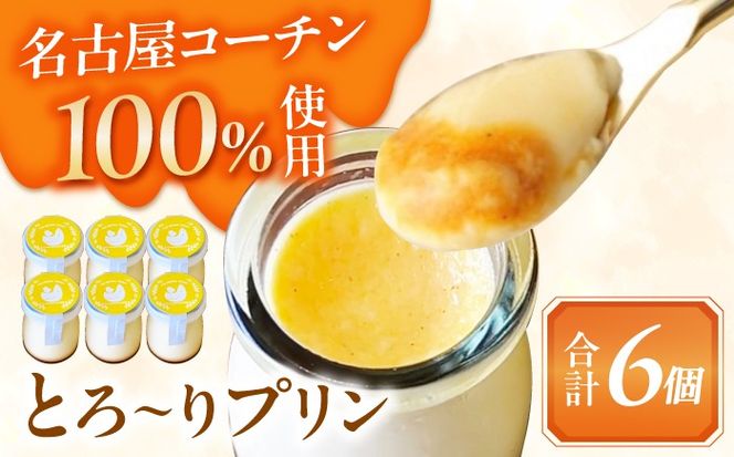 ＼大人気／ とろ〜り 名古屋コーチンプリン 6個入り スイーツ プリン 洋菓子 愛西市 / スイーツカフェハル[AEDP004]