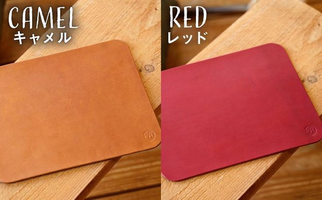 【経年変化を楽しむ】本革 マウスパッド(Lサイズ)  革 PC用品 糸島市 / BLESS[AAA031]