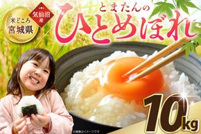 米 令和7年産 宮城県産 とまたんのひとめぼれ 10kg (5kg×2袋) [サンフレッシュ小泉農園 宮城県 気仙沼市 20565647] 新米 ひとめぼれ ブランド米 白米 精米 ご飯 ごはん コメ こめ お米 小分け 家庭用 CF03