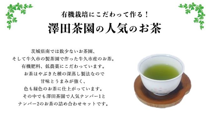 牛久産 お茶 ３品詰め合わせ 煎茶 やぶきた茶 飲み比べ 美味しい おいしい セット 詰め合わせ お取り寄せ 詰め合わせ お土産 贈り物 ギフト 国産 茨城 自家栽培 [AX008us]