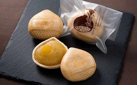 FYN6-158 【西川町銘菓】日本一大きな栗の木「栗もなか」 3個入 全国菓子博覧会 技術優秀賞受賞 和菓子 最中 山形県 西川町