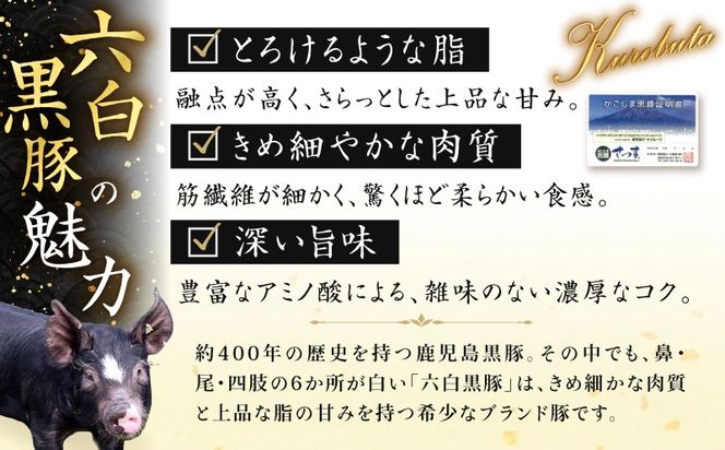 ＜選べる＞鹿児島六白黒豚しゃぶしゃぶ にぎわいセット　K401-001_SKU