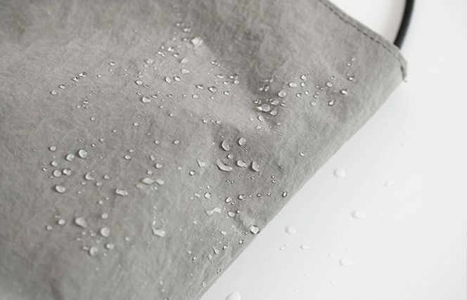 G2849 ミニショルダーバッグ KONBU(R)【グレー 撥水素材 ナイロン生地 日本製 軽量 ファッション】