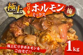 国産牛 極上ピリ辛 ホルモンミックス(梅)｜おすすめ返礼品 焼肉 ホルモン [2618]