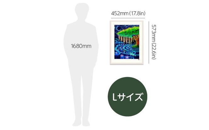 ［琉球イラストレーション］ 与儀勝之 『サガリバナ / Barringtonia』 額装Lサイズ インテリア 雑貨 アート おしゃれ おすすめ 沖縄市 / yogima office[BCAI023]