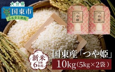 食味値85点以上/国東産「つや姫」5kg×2袋_1673R-2