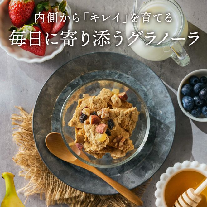 【豆腐屋の娘が造るシリーズ】おからグラノーラ（180ｇ）006TM01N.≪ふるさと納税3.0≫／朝食 グルメ お取り寄せ 国産 国産大豆 ドライフルーツ オートミール グラノーラ 国産大豆 伝統製法 大豆 おから 米粉 グルテンフリー 食物繊維 ナッツ ドライフルーツ